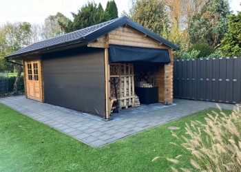 Verandadoek Standard black 180 TP Producties