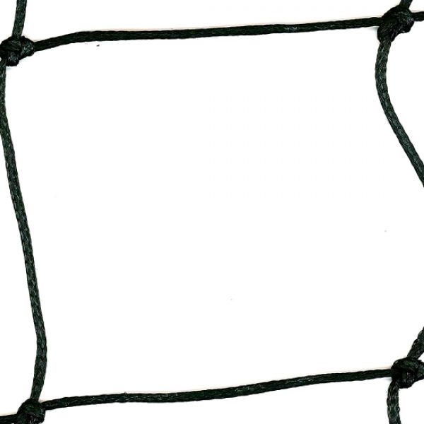 polyethyleen geknoopt net, 12x12cm., draaddikte 3 mm